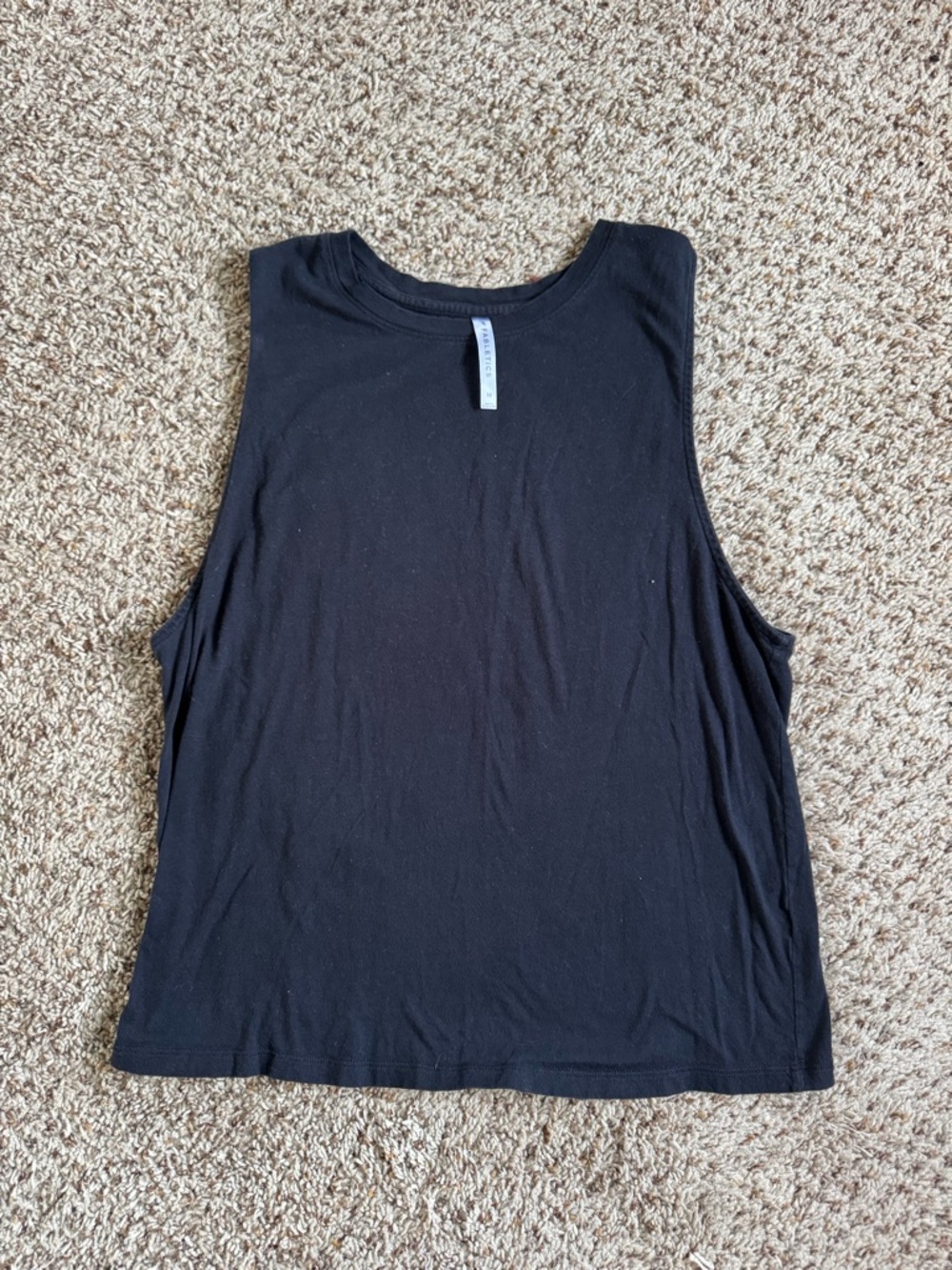 Fabletics Black Muscle Tank Top